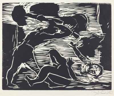 Cain and Abel by Lovis Corinth