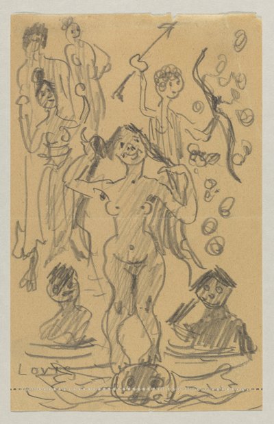 Lovis Corinth to Carl Strathmann by Lovis Corinth