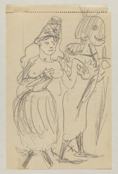 Lovis Corinth to Carl Strathmann by Lovis Corinth