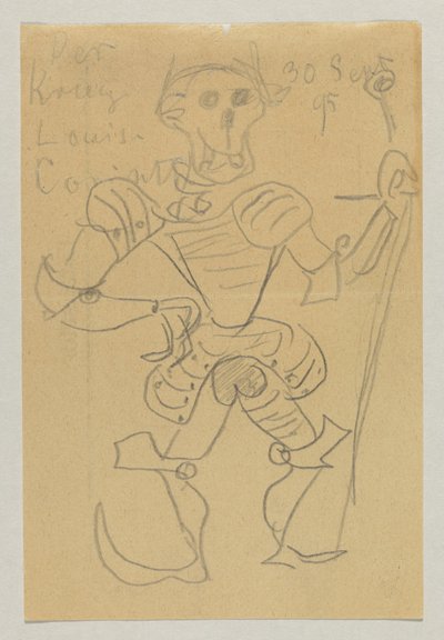 Lovis Corinth to Carl Strathmann by Lovis Corinth