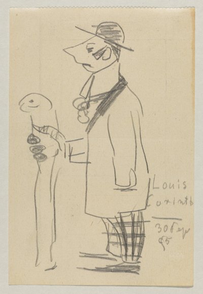 Lovis Corinth to Carl Strathmann by Lovis Corinth