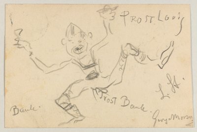 Lovis Corinth to Carl Strathmann: Postcard, Postmark November 6, 1906 by Lovis Corinth