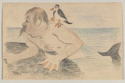 Lovis Corinth to Carl Strathmann: Postcard, Postmarked July 9, 1902 by Lovis Corinth