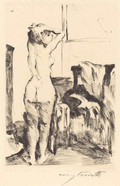 Study of a Model by Lovis Corinth