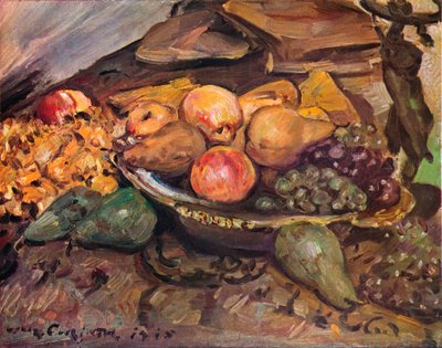 Still-Life with Fruit by Lovis Corinth