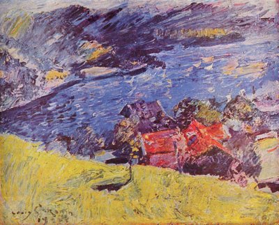 Walchensee, Yellow Meadow by Lovis Corinth