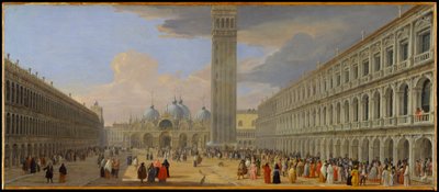 Piazza San Marco, Venice by Luca Carlevarijs