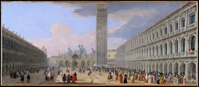 Piazza San Marco, Venice by Luca Carlevarijs