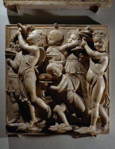 Laudate Eum in cimbalis iubilationis (Psalm 150, Laudate Dominum) by Luca Della Robbia