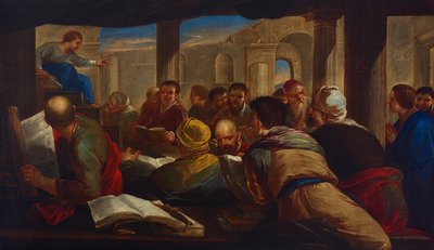 Christ Disputing with the Doctors by Luca Giordano