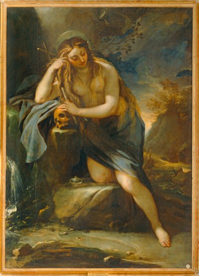 Mary Magdalen Repentant by Luca Giordano
