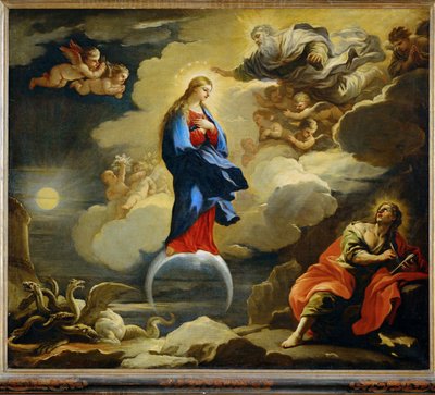 Vision of Saint John the Divine by Luca Giordano