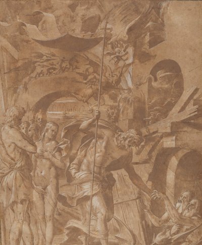 Christ in Limbo by Luca Penni