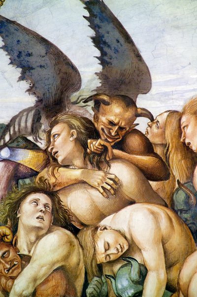 Damned in Hell, from Last Judgment Fresco Cycle by Luca Signorelli