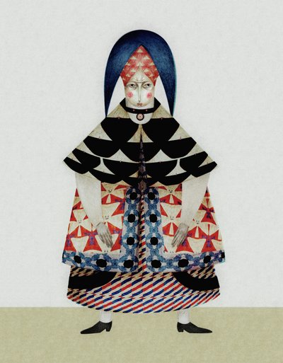 Whimsical Folk Figure by Luca di Napoli