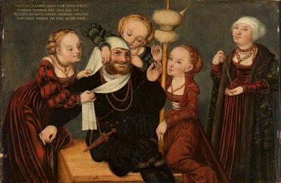 Hercules and Omphale by Lucas Cranach