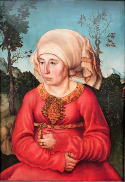 Portrait of the Wife of a Jurist by Lucas Cranach the Elder
