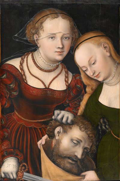 Judith with the Head of Holofernes and a Servant by Lucas Cranach the Elder