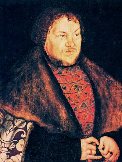 Portrait of Joachim I of Brandenburg by Lucas Cranach the Elder