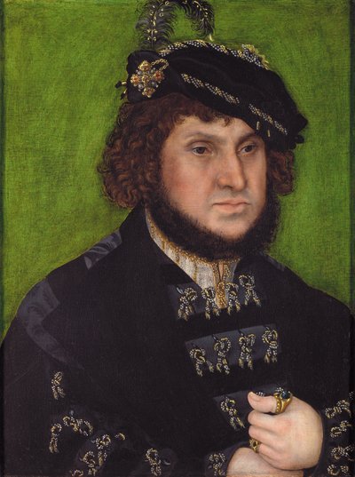 Portrait of Johann the Steadfast by Lucas Cranach the Elder
