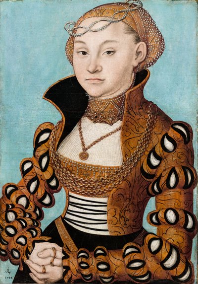 Portrait of Princess Maria of Saxony by Lucas Cranach the Elder