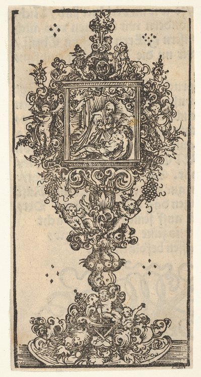 Reliquary with a Pieta, from the Large Series of Wittenberg Reliquaries by Lucas Cranach the Elder