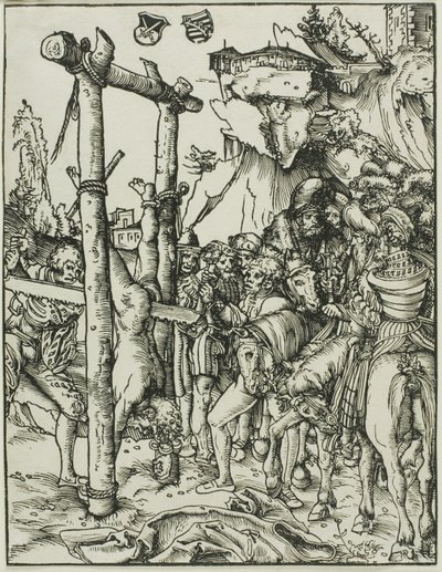 Saint Simon, from The Martyrdom of the Apostles by Lucas Cranach the Elder