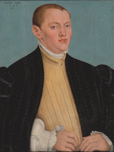 Portrait of a Young Man by Lucas Cranach the Younger