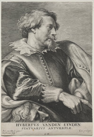 Portrait of Hubert van den Eyden by Lucas Emil Vorsterman