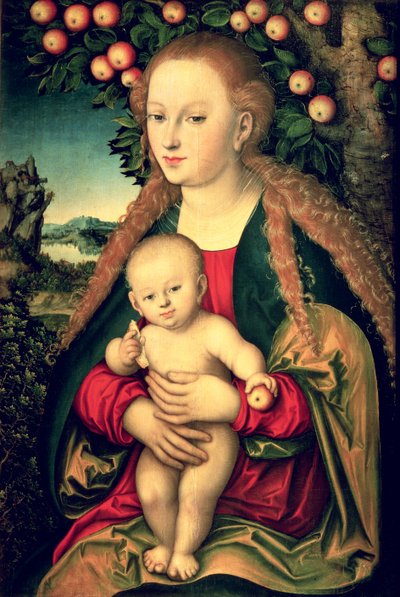 Virgin and Child under an Apple Tree by Lucas the Elder Cranach