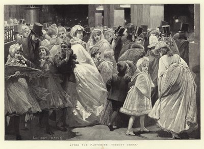 After the Pantomime by Lucien Davis