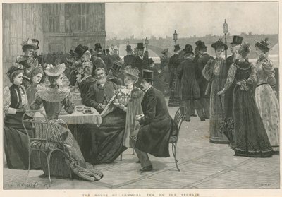 The House of Commons Tea on the Terrace by Lucien Davis