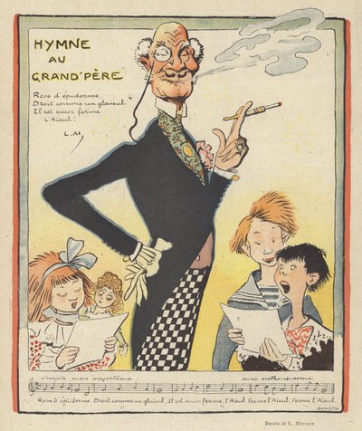 Illustration for Le Rire by Lucien Metivet