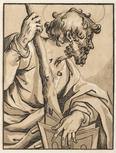 Christ and the Apostles: St. Judas Thaddeus with the Club by Ludolph Büsinck