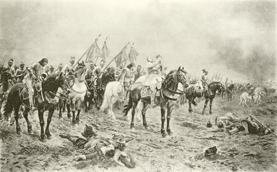 Gustavus Adolphus Before the Battle of Lutzen by Ludwig Braun