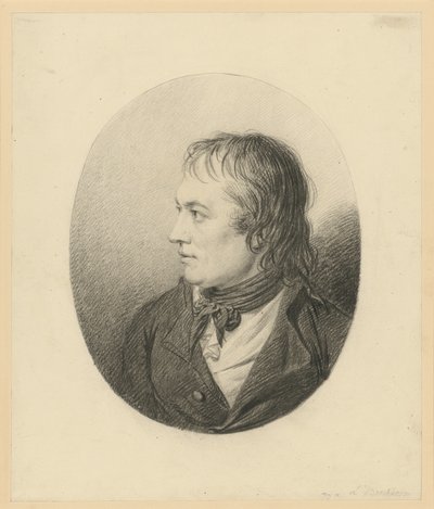 Male Bust in Medallion by Ludwig Buchhorn