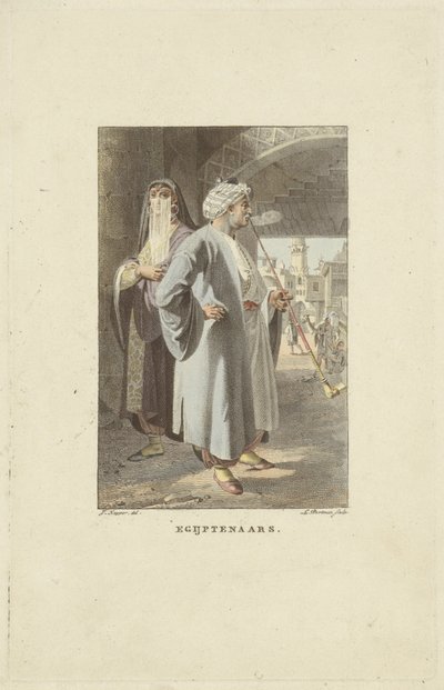 Inhabitants of Egypt by Ludwig Gottlieb Portman