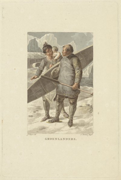Inhabitants of Greenland by Ludwig Gottlieb Portman