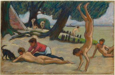 Boys on the Beach by Ludwig von Hofmann