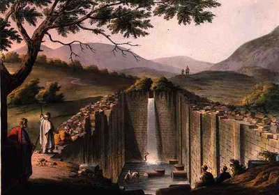 Fountain of Siloam, Near Jerusalem by Luigi Mayer
