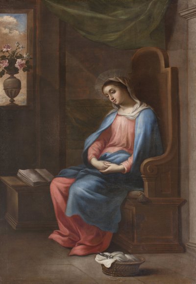 The Annunciation (detail) by Luigi Primo
