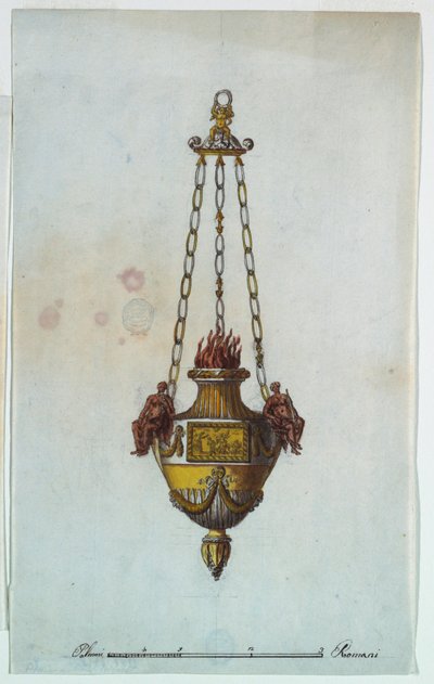 Altar Lamp, 1800–1825 by Luigi Righetti