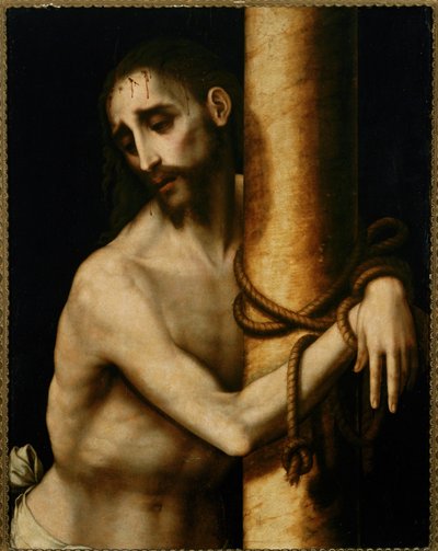 Christ Tied to the Pillory by Luis de Morales