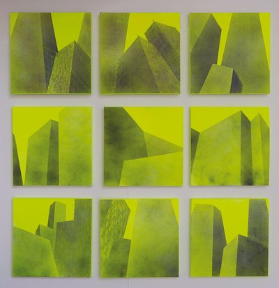 Constructed Series I - IX, 2014 by Luke M Walker