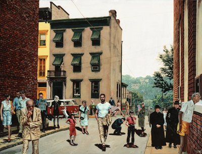 Self-Portrait with Strangers, c.2020 by Luke Waller