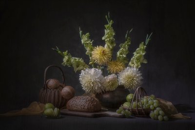 Dark Floral Harvest by Lydia Jacobs