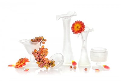 Frosted Glass Grapes Dahlia by Lydia Jacobs