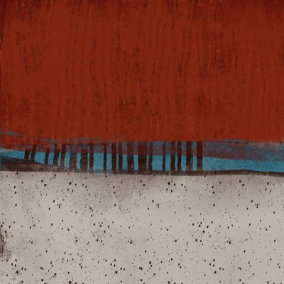Abstract Forest Horizon by MANSI SAXENA