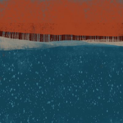 Abstract Forest Waters by MANSI SAXENA