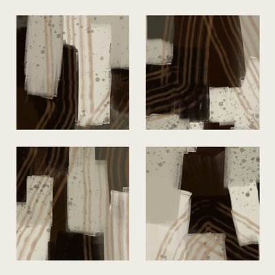Earthy Abstract Strokes by MANSI SAXENA